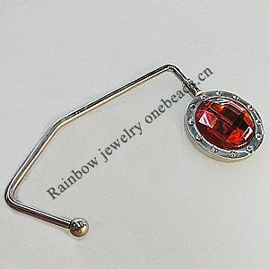 Zinc Alloy Purse Hanger, Lead-free, 40mm, Sold by PC 