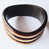 Resin Bracelet, width:30mm, Inner Diameter about:6.8cm, Sold by PC