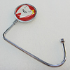 Zinc Alloy Purse Hanger, Lead-free, 37mm, Sold by PC 