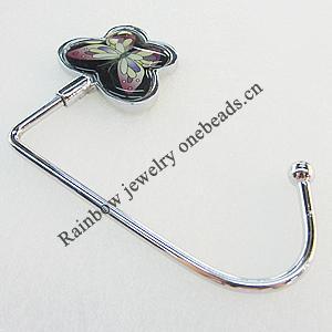 Zinc Alloy Purse Hanger, Lead-free, 46x33mm, Sold by PC 