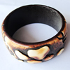 Resin Bracelet, width:33mm, Inner Diameter about:6.8cm, Sold by PC