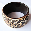 Resin Bracelet, width:40mm, Inner Diameter about:6.8cm, Sold by PC