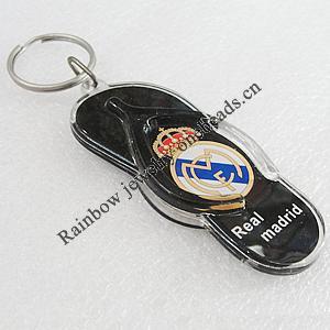 Key Chain, Acrylic Pendant, Pendant About: 77x32mm, Length Approx:102mm, Sold by PC 