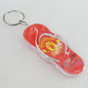 Key Chain, Acrylic Pendant, Pendant About: 77x32mm, Length Approx:102mm, Sold by PC 