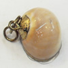 Shell Pendant, 19x22mm, Hole:Approx 5mm, Sold by PC