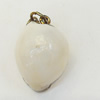 Shell Pendant, 17x24mm, Hole:Approx 5mm, Sold by PC