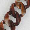 Acrylic Chains, Lead-free, Dyed Color, 18x6mm, Sold by Bag
