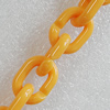 Acrylic Chains, Lead-free, Dyed Color, 16x14x4mm, Sold by Bag