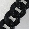 Acrylic Chains, Lead-free, Dyed Color, 24x21x6mm, Sold by Bag