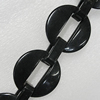 Acrylic Chains, Lead-free, Dyed Color, 40mm, Sold by Bag