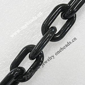 Acrylic Chains, Lead-free, Dyed Color, 31x19x5.5mm, Sold by Bag