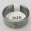 Stainless Steel Rings, 21x8mm, Sold by PC 