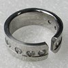 Stainless Steel Rings, 22x8mm, Sold by PC 