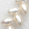 Natural Fresh Water Pearl Beads, Rice, White, Beads: about 8x10mm in diameter, Hole: 1mm, Length: 14 Inch, Sold by Stran