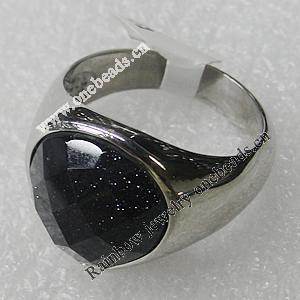 Stainless Steel Rings, 17x19mm, Sold by PC 