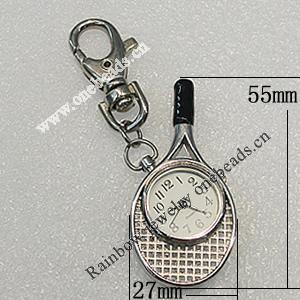 Metal Alloy Fashionable Waist Watch, Watch:about 55x27mm, Sold by PC