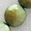 Natural Fresh Water Pearl Beads, Dyed, Cion, Beads: about 12mm in diameter, Hole: 1mm, Sold per 14-inch Strand