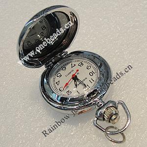 Pocket Watch, Watch:about 30mm, Sold by PC