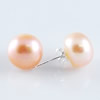 Freshwater Pearl Earrings, 7-8mm, Sold by Pair