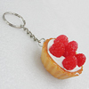 Key Chains, No-Rust Iron Ring with Plastic Charm, Charm size:42mm, Length:about 97mm, Sold by PC