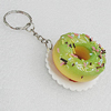 Key Chains, No-Rust Iron Ring with Plastic Charm, Charm size:46mm, Length:about 97mm, Sold by PC