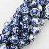 Porcelain Beads, Lead-free, Oval, Mix Style & Mix Color, About 8-10mm, Sold by Group