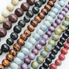 Porcelain Beads, Lead-free, Round, Mix Style & Mix Color, 6-10mm in diameter, Sold by Group