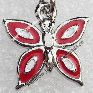 Zinc Alloy Enamel Pendant, Nickel-free & Lead-free, A Grade Animal 17x16mm, Sold by PC  