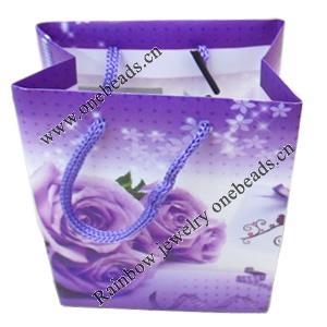 Gift Shopping Bag, Matte PPC, Size: about 31cm wide, 39cm high, 9cm bottom wide, Sold by Box