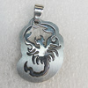 Stainless Steel Pendants, Animal 32x23mm, Sold by PC 