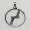 Stainless Steel Pendants, 54mm, Sold by PC 