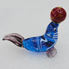 Lampwork Glass Decorations, Bird 70x51mm, Sold by PC