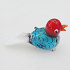 Lampwork Glass Decorations, Bird 83x28mm, Sold by PC