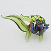Lampwork Glass Decorations, Fish 71x51mm, Sold by PC