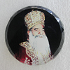 Fridge Magnet, Glass Crystal with Magnet, 53mm, Sold by PC  