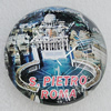 Fridge Magnet, Glass Crystal with Magnet, 50mm, Sold by PC  