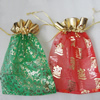 Organza Gift Jewelry Bag, Mixed Color, about 13cm wide, 18cm long, Sold by Group