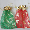 Organza Gift Jewelry Bag, Mixed Color, about 14cm wide, 20cm long, Sold by Group