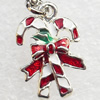 Zinc Alloy Enamel Pendant, Nickel-free & Lead-free, A Grade 20x13mm, Sold by PC  