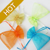 Organza Gift Jewelry Bag, Mixed Color, about 7cm wide, 9cm long, Sold by Group