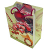 Gift Shopping Bag, Translucent PPC, Size: about 26cm wide, 33cm high, 8cm bottom wide, Sold by Box