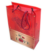 Gift Shopping Bag, Translucent PPC, Size: about 31cm wide, 39cm high, 9cm bottom wide, Sold by Box
