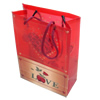 Gift Shopping Bag, Translucent PPC, Size: about 26cm wide, 33cm high, 8cm bottom wide, Sold by Box