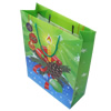 Gift Shopping Bag, Christmas Matte PPC, Size: about 31cm wide, 39cm high, 9cm bottom wide, Sold by Box