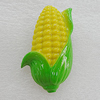 Fridge Magnet, Resin Cabochons With Magnet Beads, Corn 52x29mm, Sold by PC