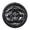 Metal Alloy Button, Costume Accessories，20mm in diameter，Flat Round, Sold by Bag