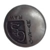 Metal Alloy Button, Costume Accessories，20mm in diameter，Flat Round, Sold by Bag