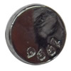 Metal Alloy Button, Costume Accessories，20mm in diameter，Flat Round, Sold by Bag