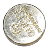 Metal Alloy Button, Costume Accessories，20mm in diameter，Flat Round, Sold by Bag