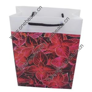 Gift Shopping Bag, Matte PPC, Size: about 27cm wide, 33cm high, 9cm bottom wide, Sold by Box